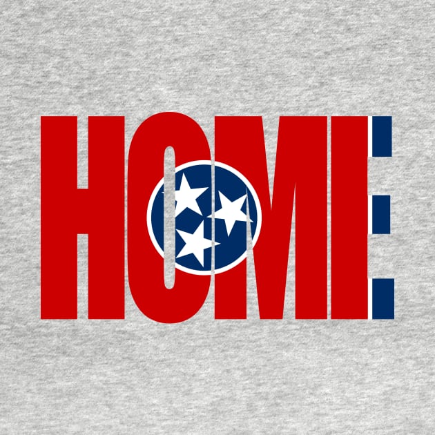 Tennessee Home - State Flag by DonDota